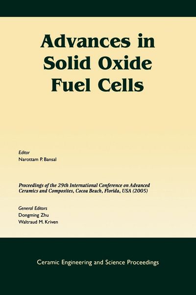 Produktbild: Advances in Solid Oxide Fuel Cells