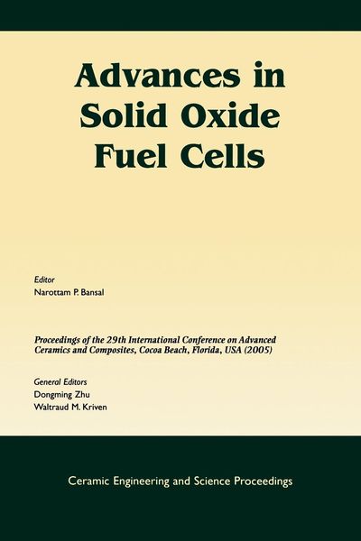 Produktbild: Advances in Solid Oxide Fuel Cells