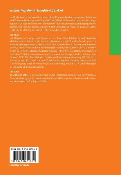 Produktbild: Systemintegration in Industrie 4.0 und IoT