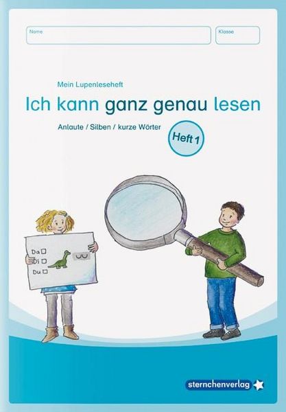 Produktbild: Mein Lupenleseheft 1 und 2 - Ich kann ganz genau lesen -