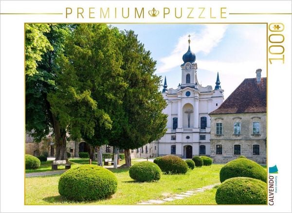 CALVENDO Puzzle Zisterzienserkloster Raitenhaslach | 1000 Teile Lege-Größe 64x48cm Foto-Puzzle für glückliche Stunden