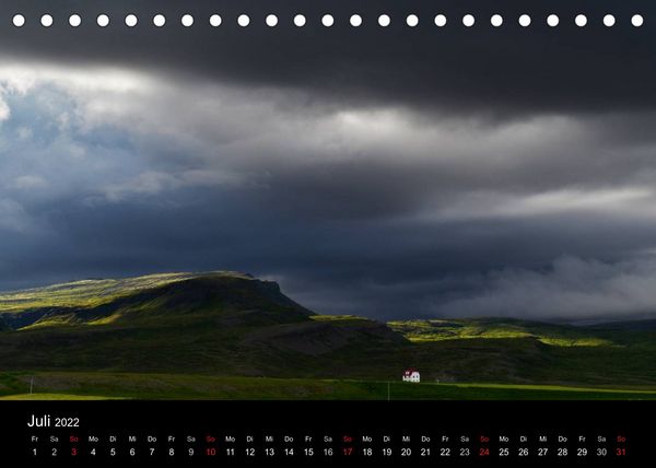 Produktbild: Landschaften bei Regenwetter (Tischkalender 2022 DIN A5 quer)