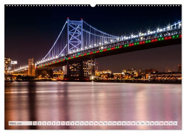 Produktbild: PHILADELPHIA Historie und Moderne (Wandkalender 2026 DIN A2 quer), CALVENDO Monatskalender