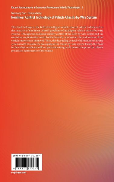 Produktbild: Nonlinear Control Technology of Vehicle Chassis-by-Wire System