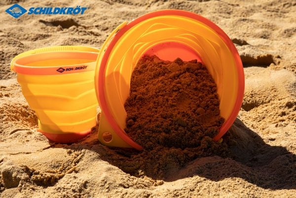 Produktbild: Donic Schildkr&ouml;t Eimer faltbar Silikon orange 16cm