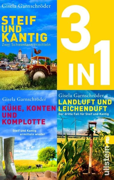 Produktbild: Steif und Kantig ermitteln - Die ersten drei B&auml;nde der beliebten Cosy-Crime-Reihe