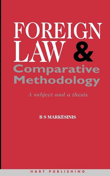 Produktbild: Foreign Law and Comparative Methodology