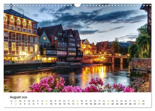 Produktbild: L&uuml;neburg (Wandkalender 2026 DIN A3 quer), CALVENDO Monatskalender