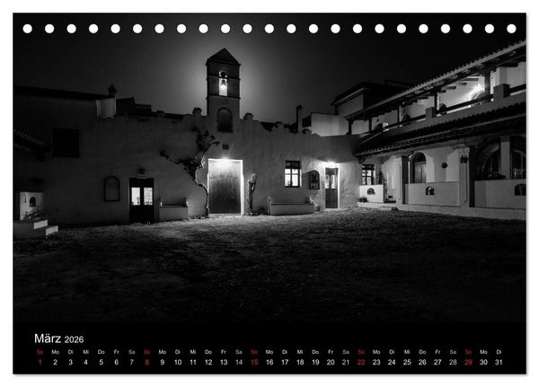 Produktbild: Das Licht in Schwarz und Wei&szlig; (Tischkalender 2026 DIN A5 quer), CALVENDO Monatskalender