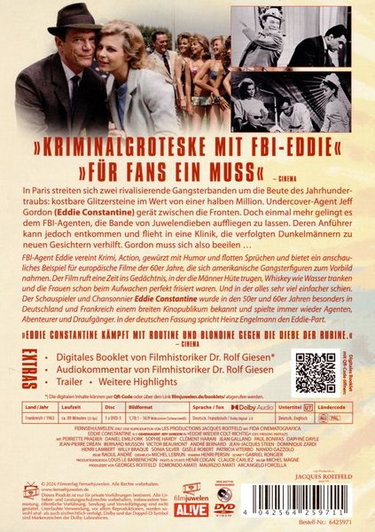 Produktbild: Eddie wieder colt-richtig (Des frissons partout) (Eddie Constantine / Jacques Roitfeld Produktion)