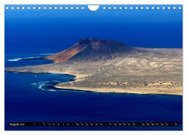 Produktbild: Vulkaninsel Lanzarote (Wandkalender 2026 DIN A4 quer), CALVENDO Monatskalender