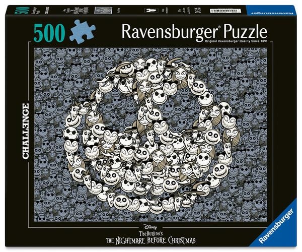 Produktbild: Erwachsenenpuzzle 500 Teile - Disney The Nightmare Before Christmas - K&ouml;nig des Schreckens