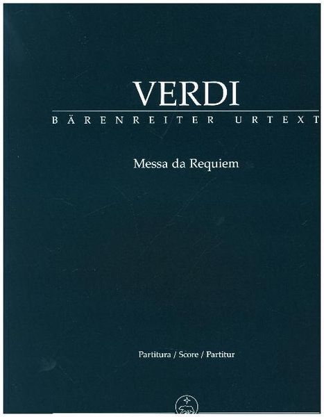 Produktbild: Messa da Requiem, Partitur