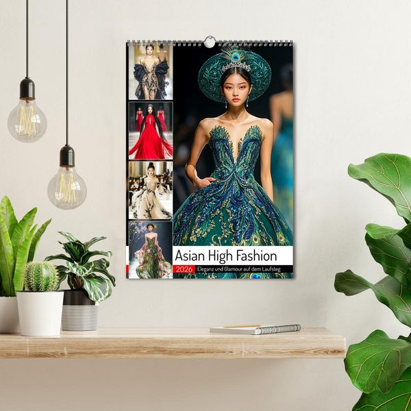 Produktbild: Asian High Fashion. Eleganz und Glamour auf dem Laufsteg (Wandkalender 2026 DIN A3 hoch), CALVENDO Monatskalender