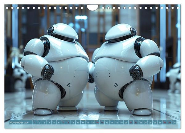 Produktbild: Neues aus dem Roboter Sport Club (Wandkalender 2026 DIN A4 quer), CALVENDO Monatskalender