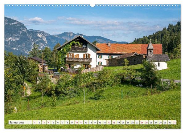 Produktbild: Ein Sommer rund um Garmisch-Partenkirchen (Wandkalender 2026 DIN A2 quer), CALVENDO Monatskalender