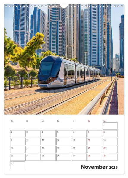 Produktbild: Dubai - Urlaubsplaner (Wandkalender 2026 DIN A3 hoch), CALVENDO Monatskalender