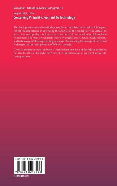 Produktbild: Conceiving Virtuality: From Art To Technology