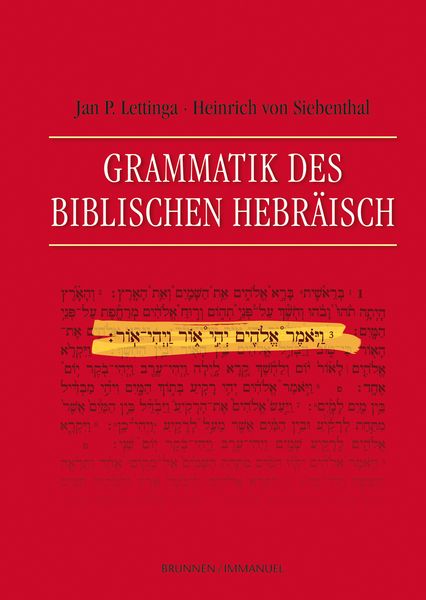 Produktbild: Grammatik des Biblischen Hebr&auml;isch