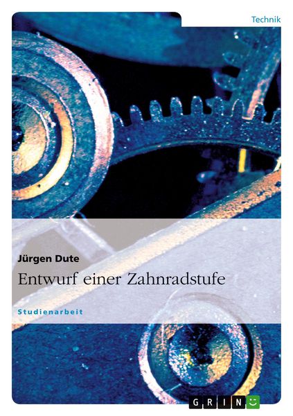Produktbild: Entwurf einer Zahnradstufe