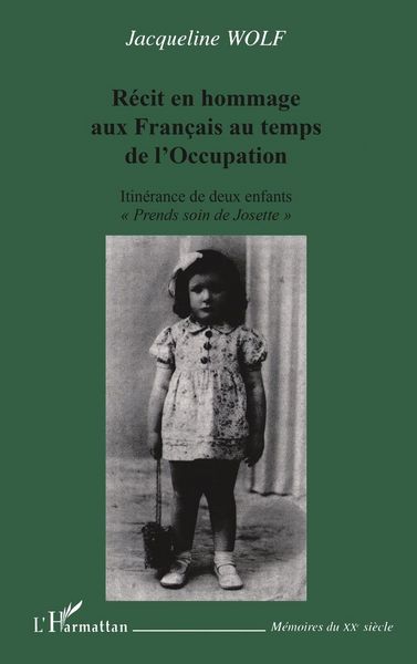 Produktbild: RECIT EN HOMMAGE AUX FRAN&Ccedil;AIS AU TEMPS DE L'OCCUPATION