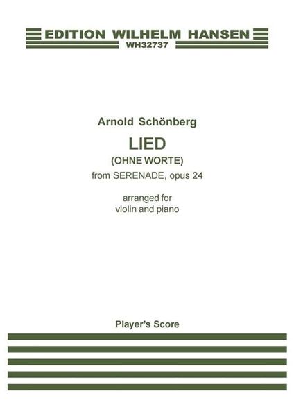 Produktbild: Lied (Ohne Worte) from Serenade Op. 24