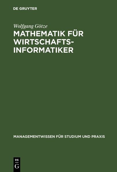 Produktbild: Mathematik f&uuml;r Wirtschaftsinformatiker