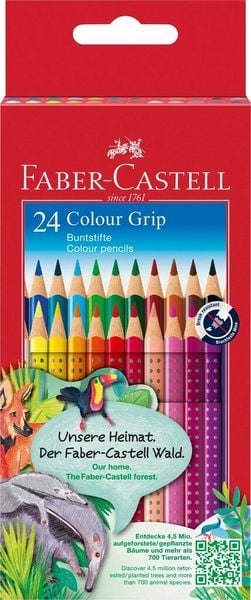 Produktbild: Faber-Castell Buntstifte Colour Grip, 24er Set