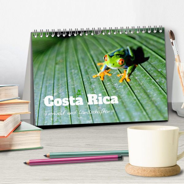 Produktbild: Costa Rica - Tierwelt und Landschaften (Tischkalender 2026 DIN A5 quer), CALVENDO Monatskalender