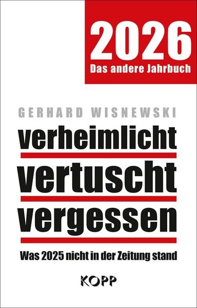 Produktbild: Verheimlicht - vertuscht - vergessen 2026