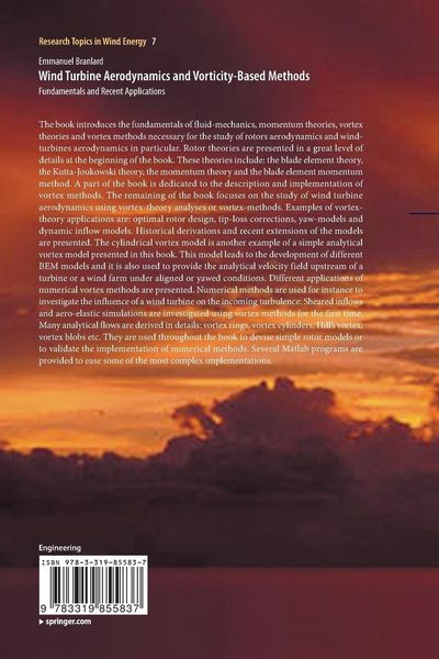 Produktbild: Wind Turbine Aerodynamics and Vorticity-Based Methods