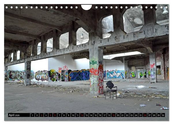 Produktbild: Industrie-Kultur 2026 (Wandkalender 2026 DIN A4 quer), CALVENDO Monatskalender