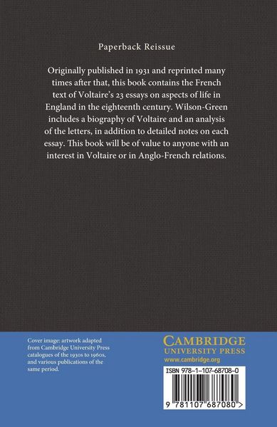 Produktbild: Lettres Sur Les Anglais