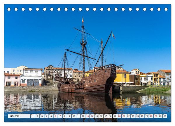 Produktbild: Portugal (Tischkalender 2026 DIN A5 quer), CALVENDO Monatskalender
