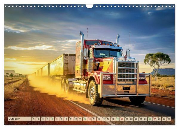 Produktbild: Road Train - LKW (Wandkalender 2027 DIN A3 quer), CALVENDO Monatskalender