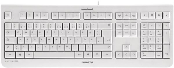 Cherry Tastatur KC 1000 Grau Deutsch, QWERTZ