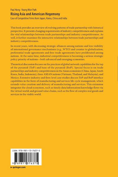 Produktbild: Rising Asia and American Hegemony