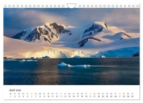 Produktbild: Antarktis - eisige Sch&ouml;nheit (Wandkalender 2026 DIN A4 quer), CALVENDO Monatskalender