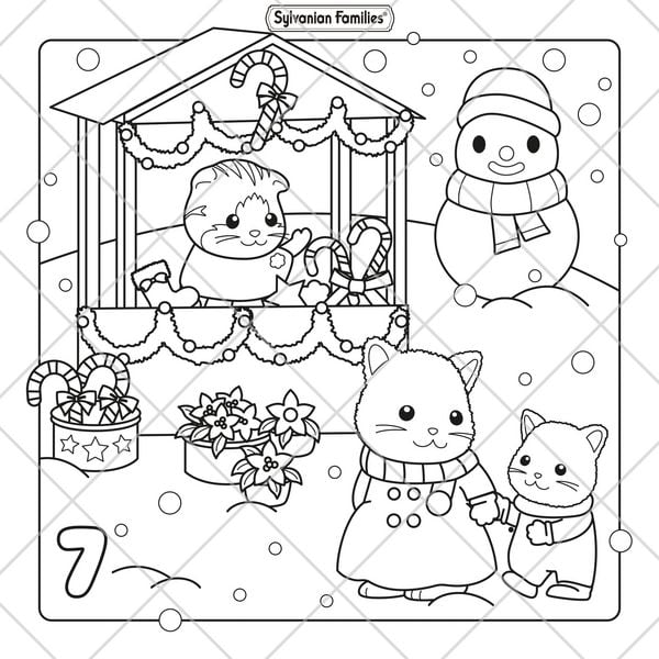 Produktbild: Sylvanian Families Cosy Christmas