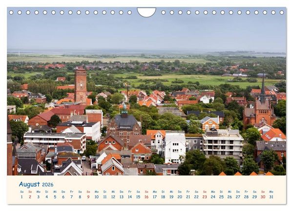 Produktbild: Urlaub auf Borkum (Wandkalender 2026 DIN A4 quer), CALVENDO Monatskalender