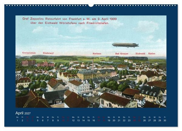 Produktbild: Historisches Frankfurt am Main von 1888 bis 1918 (Wandkalender 2027 DIN A2 quer), CALVENDO Monatskalender