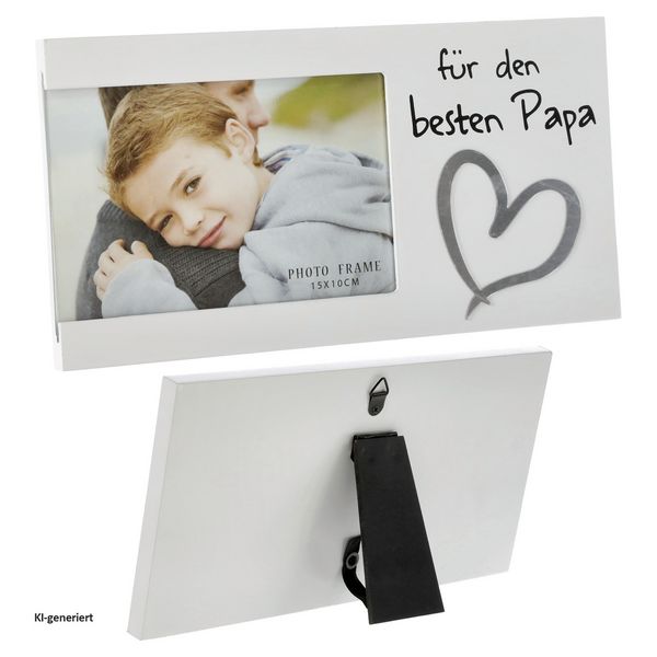 Produktbild: HTI-Living Bilderrahmen 15 x 10 mit Spruch "F&uuml;r den Besten Papa"