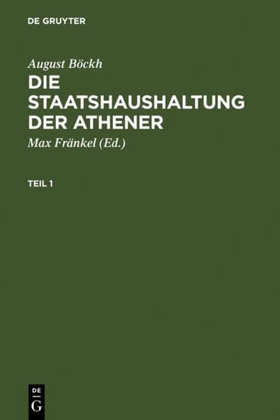 Produktbild: Die Staatshaushaltung der Athener