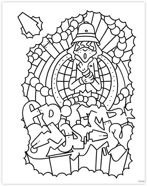 Produktbild: Graffiti Style Coloring Book