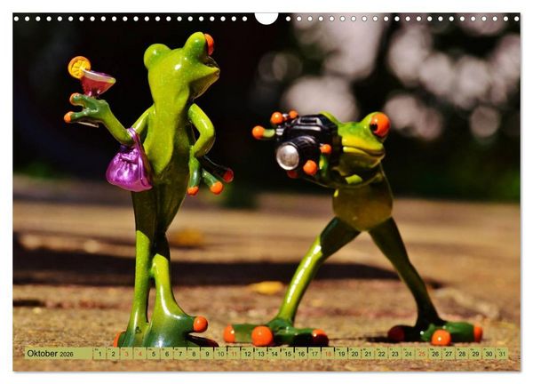 Produktbild: Froschsommer. Liebe, Sonne und Urlaub (Wandkalender 2026 DIN A3 quer), CALVENDO Monatskalender
