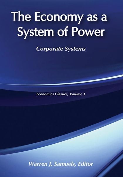Produktbild: The Economy as a System of Power