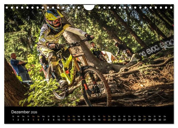 Produktbild: Downhill Racing 2026 (Wandkalender 2026 DIN A4 quer), CALVENDO Monatskalender