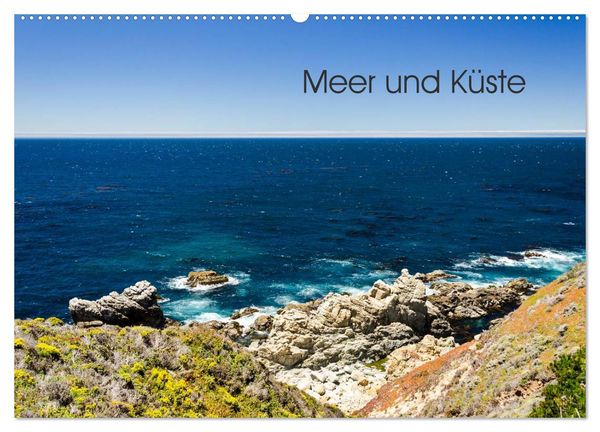 Meer und Küste (Wandkalender 2024 DIN A2 quer), CALVENDO Monatskalender