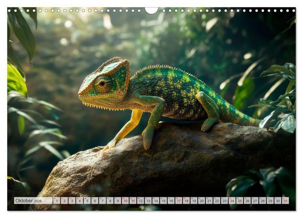 Produktbild: Wildes Leben im Regenwald (Wandkalender 2026 DIN A3 quer), CALVENDO Monatskalender