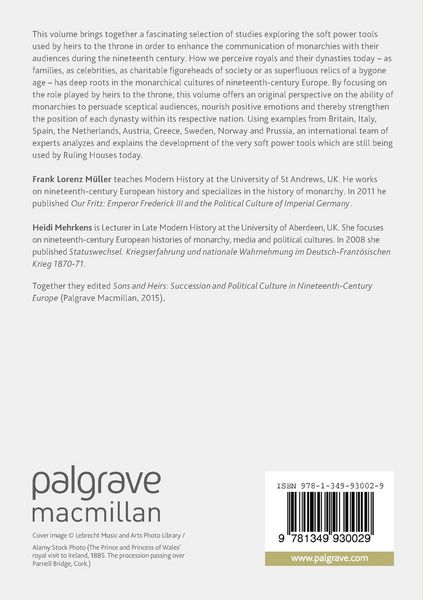 Produktbild: Royal Heirs and the Uses of Soft Power in Nineteenth-Century Europe